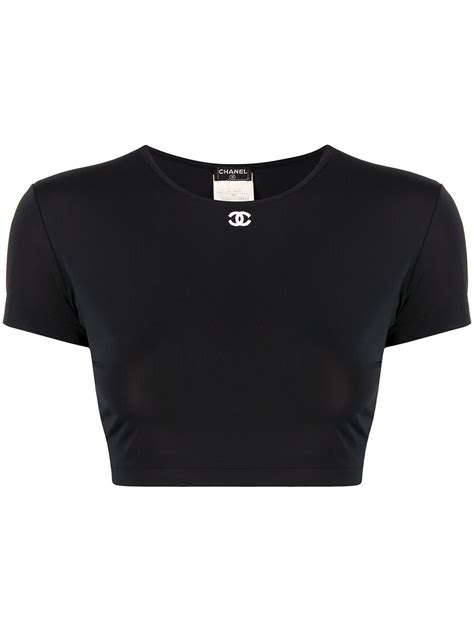 chanel crop tank top|pre owned Chanel shirts.